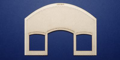 LCC 70-71 O gauge brick underarch with warehouse fittings